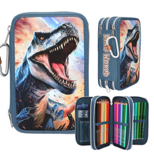 Afbeelding in Gallery-weergave laden, Depesche Dino World 3-vaks etui - 13982