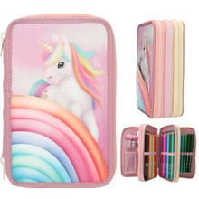 Afbeelding in Gallery-weergave laden, Depesche unicorn Ylvi 3-vaks etui - 13278