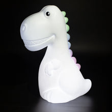 Afbeelding in Gallery-weergave laden, Dhink nachtlamp Dino XL Wit/pastel 25 cm - USB oplaadbaar, met timerfunctie