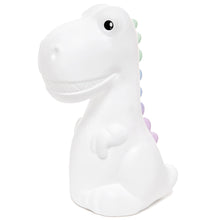 Afbeelding in Gallery-weergave laden, Dhink nachtlamp Dino XL Wit/pastel 25 cm - USB oplaadbaar, met timerfunctie