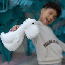 Afbeelding in Gallery-weergave laden, Dhink nachtlamp Dino XL Wit/pastel 25 cm - USB oplaadbaar, met timerfunctie
