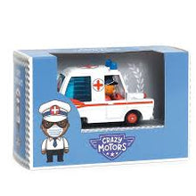 Afbeelding in Gallery-weergave laden, Djeco Crazy Motors - Hurry Ambulance - DJ05468