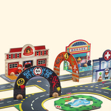 Afbeelding in Gallery-weergave laden, Djeco Crazy Motors Puzzle’Up Stad - DJ05499
