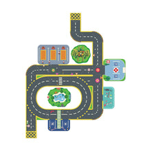 Afbeelding in Gallery-weergave laden, Djeco Crazy Motors Puzzle’Up Stad - DJ05499