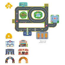 Afbeelding in Gallery-weergave laden, Djeco Crazy Motors Puzzle’Up Stad - DJ05499