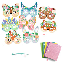 Afbeelding in Gallery-weergave laden, Djeco Do it yourself - knutselset maskers maken Bosdieren - DJ07936