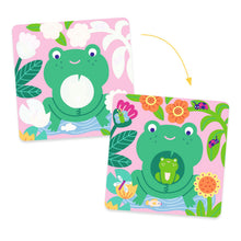 Afbeelding in Gallery-weergave laden, Djeco kleuren met water - Magisch inkleuren. Kiekeboe! Babydieren uit de tuin - DJ00953