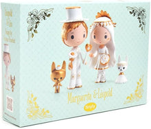Afbeelding in Gallery-weergave laden, Djeco Tinyly figuur / poppetje 7,5 cm Marguerite & Léopold - DJ06959
