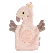 Afbeelding in Gallery-weergave laden, Fehn knuffel washand - Flamingo