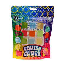 Afbeelding in Gallery-weergave laden, Fidget toys squishy - set van 12 Squeeze kubussen - Squish Cubes