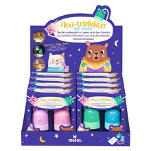 Afbeelding in Gallery-weergave laden, Flexibel kinder leeslampje dieren - Blauw/Groen