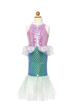 Afbeelding in Gallery-weergave laden, Great Pretenders Misty Mermaid zeemeermin jurk maat 3/4 jaar - 37083