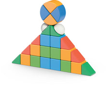 Afbeelding in Gallery-weergave laden, Geomag Magicube 4 Shapes Recycled World 32 pcs