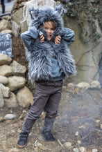 Afbeelding in Gallery-weergave laden, Great Pretenders Big Bad Wolf vest met handschoenen, maat 3-4 jaar