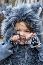 Afbeelding in Gallery-weergave laden, Great Pretenders Big Bad Wolf vest met handschoenen, maat 3-4 jaar