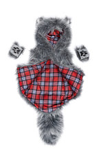 Afbeelding in Gallery-weergave laden, Great Pretenders Big Bad Wolf vest met handschoenen, maat 3-4 jaar