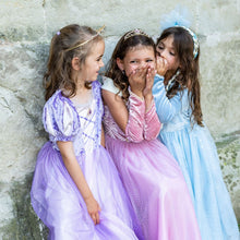 Afbeelding in Gallery-weergave laden, Great Pretenders Velvety Soft Sisters Forever Princess jurk, maat 5-6 jaar - 34185