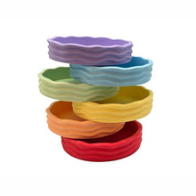 Afbeelding in Gallery-weergave laden, Grennn 'Wave' Pastelbakjes + schepjes - set 6 stuks Pastel