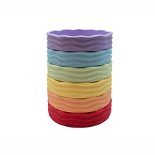Afbeelding in Gallery-weergave laden, Grennn 'Wave' Pastelbakjes + schepjes - set 6 stuks Pastel