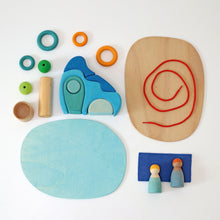 Afbeelding in Gallery-weergave laden, Grimm's houten speelset - Small World Play by the water - 07601