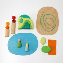 Afbeelding in Gallery-weergave laden, Grimm's houten speelset - Small World Play in the woods - 07600