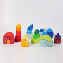 Afbeelding in Gallery-weergave laden, Grimm's houten speelset kabouter huisje - 07350