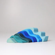Afbeelding in Gallery-weergave laden, Grimm's houten speelset kleine watergolven - 10770