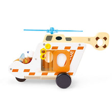 Afbeelding in Gallery-weergave laden, Hape Toys - To the Rescue Helicopter Set - E3092