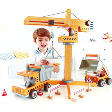 Afbeelding in Gallery-weergave laden, Hape Toys grote houten kraan - E3011