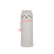 Afbeelding in Gallery-weergave laden, Legami 2 in 1 siliconen pennenzak - Kawaii Kitty - Kat