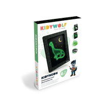 Afbeelding in Gallery-weergave laden, Kidywolf KIDYNEON - kit voor lichtgevende wanddecoratie - Dino