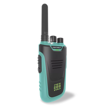 Afbeelding in Gallery-weergave laden, KIDYWOLF set Walkie Talkie KidyTalk - set Nude / Cyaan (roze/groen)