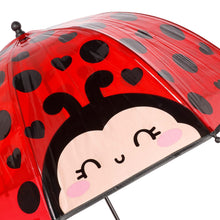 Afbeelding in Gallery-weergave laden, Legami Dancin' in the rain - Kinderparaplu Ladybug 73x65 cm - Secret 2026
