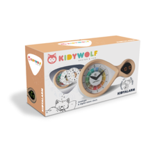 Afbeelding in Gallery-weergave laden, Kidywolf Kidyalarm - Fluroriscerende en evoluerende wekker - Meloen