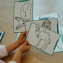 Afbeelding in Gallery-weergave laden, Kidywolf Refill KIDYDRAW-MINI - Dieren rond de wereld & Oceanen en piraten