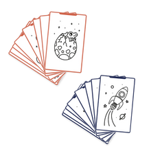 Afbeelding in Gallery-weergave laden, Kidywolf Refill KIDYDRAW-MINI - Galaxy & Dinosaurs