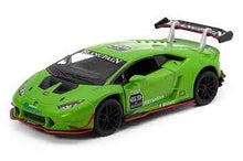 Afbeelding in Gallery-weergave laden, Sem Meyer ❤️ Kinsmart Lamborghini Huracan LP620-2 - die cast pull back schaal 1:36 / GROEN
