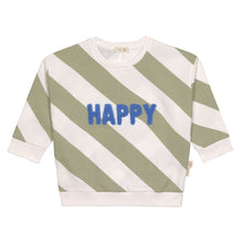 Afbeelding in Gallery-weergave laden, Lässig Kids sweater GOTS Happy white/khaki - maat 98/104, 2-4 jaar