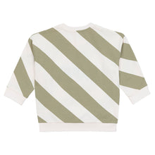 Afbeelding in Gallery-weergave laden, Lässig Kids sweater GOTS Happy white/khaki - maat 98/104, 2-4 jaar