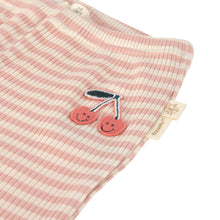 Afbeelding in Gallery-weergave laden, Lässig Leggings ribbed Cherry peach - maat 86/92, 1-2 jaar
