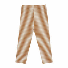 Afbeelding in Gallery-weergave laden, Lässig Leggings ribbed Pear caramel - maat 62/68, 3-6 maanden