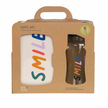 Afbeelding in Gallery-weergave laden, Lässig Lunch Set Little Gang Smile milky/Ocean green