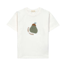 Afbeelding in Gallery-weergave laden, Lässig T-shirt Jersey GOTS Pear milky - maat 98/104, 2-4 jaar
