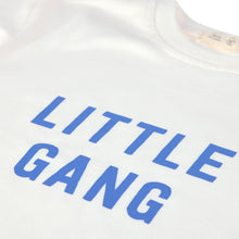 Afbeelding in Gallery-weergave laden, Lässig T-shirt Jersey GOTS Little Gang milky - maat 110/116, 4-6 jaar