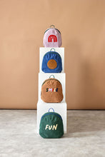 Afbeelding in Gallery-weergave laden, Lässig Tiny Backpack Cord Little Gang Fun Ocean green