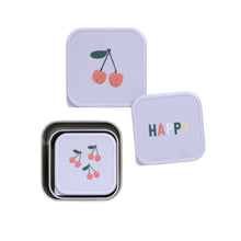 Afbeelding in Gallery-weergave laden, Lässig set snackdoosjes 3pcs Happy Fruits - Cherry Kers