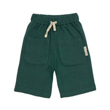 Afbeelding in Gallery-weergave laden, Lässig Shorts Waffle GOTS dark green - maat 86/92, 1-2 jaar