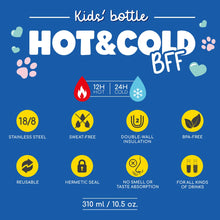 Afbeelding in Gallery-weergave laden, Legami Thermosfles voor kinderen - Panda - Hot & Cold BFF