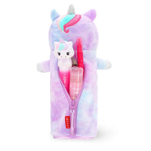 Afbeelding in Gallery-weergave laden, Legami Unicorn "Believe in Magic" Soft Plush Pencil Case - zachte pennenzak eenhoorn Super Soft!