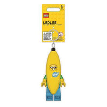 Afbeelding in Gallery-weergave laden, Lego Key Light Banana Guy - banaan sleutelhanger met licht